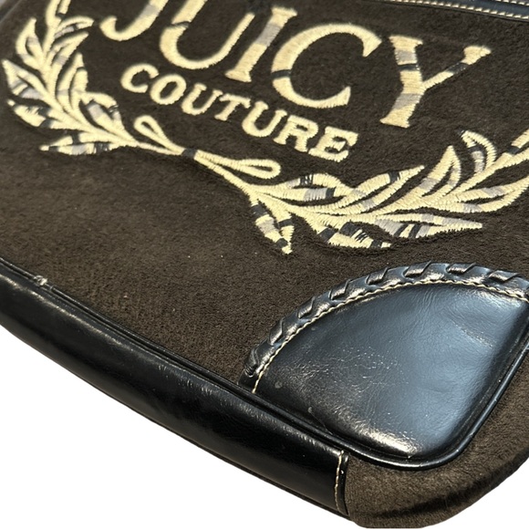 Y2K VINTAGE JUICY COUTURE women's brown cheetah print laptop travel bag. - Picture 3 of 6